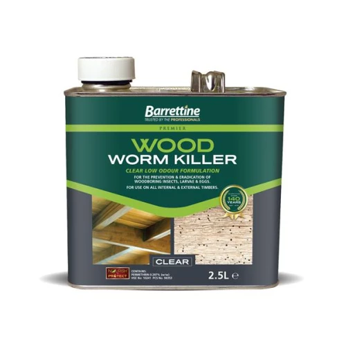 Barrettine Woodworm Killer 2.5 Litres