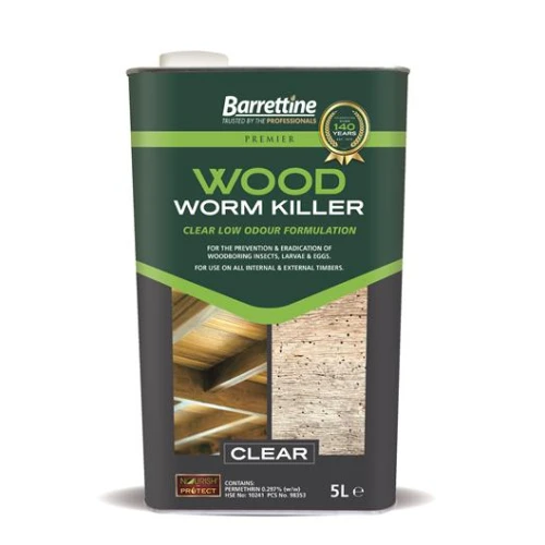 Barrettine Woodworm Killer 5 Litres