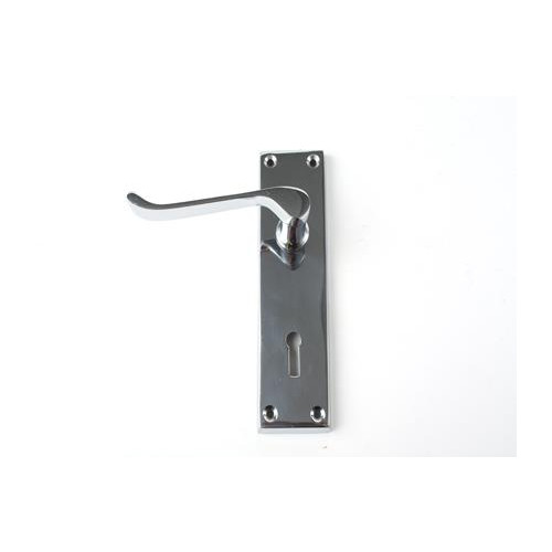 Budget Victorian Scroll Brass Lock Furniture