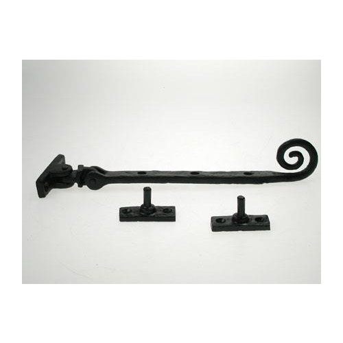 Black Antique Curly Casement Stay 