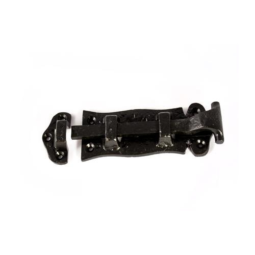 Black Antique Straight Door Bolt - Straight