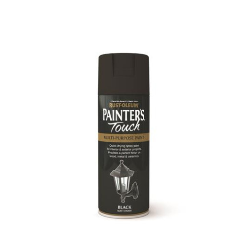 Rust-Oleum Painters Touch Black Matt 400Mls