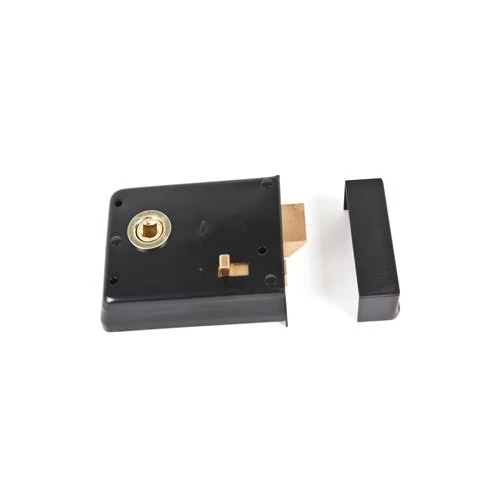 Rim Latch 100x75mm Black