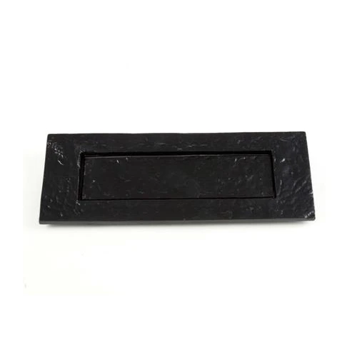 Black Antique Plain Letter Plate