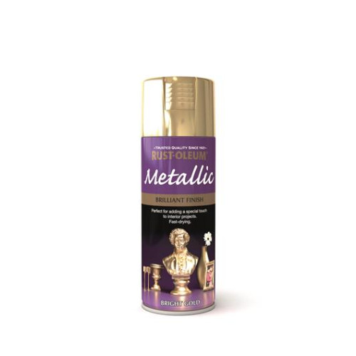 Rust-Oleum Metallic Bright Gold 400Mls