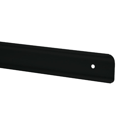 40mm Bullnose Corner Worktop Trim Black 6mm Radius
