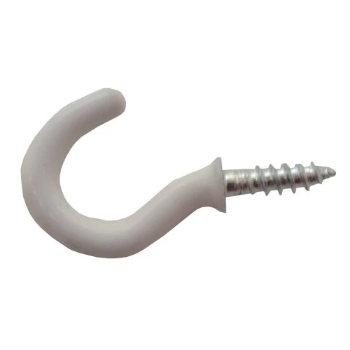 Cup Hooks White 20mm