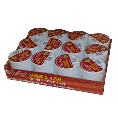 50mm x 4.5m Double Sided Vinyl Tape