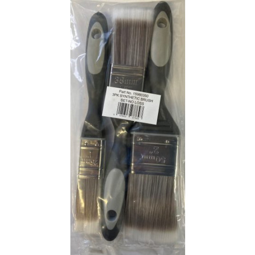 Synthetic Brush Set No Bristle Loss (Easy Flo)