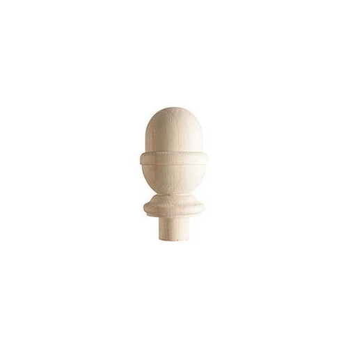 Pine Newel Caps Acorn