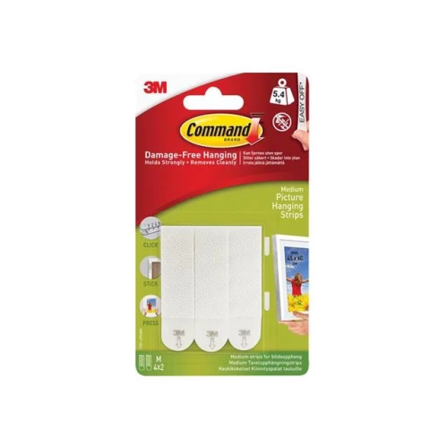 Command 3M Medium Picture Strips 4 Pack
