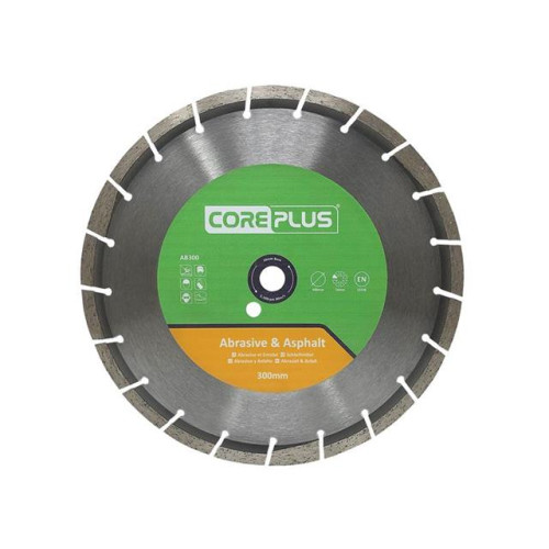 CorePlus AB300 Abrasive & Asphalt Diamond Blade 300mm