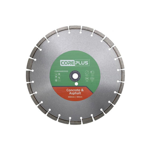 CorePlus Concrete & Asphalt Diamond Blade 350 x 20mm