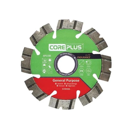 CorePlus GP115E Elite General-Purpose Diamond Blade 115mm