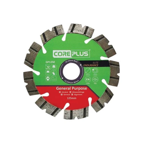 CorePlus GP125E Elite General-Purpose Diamond Blade 125mm