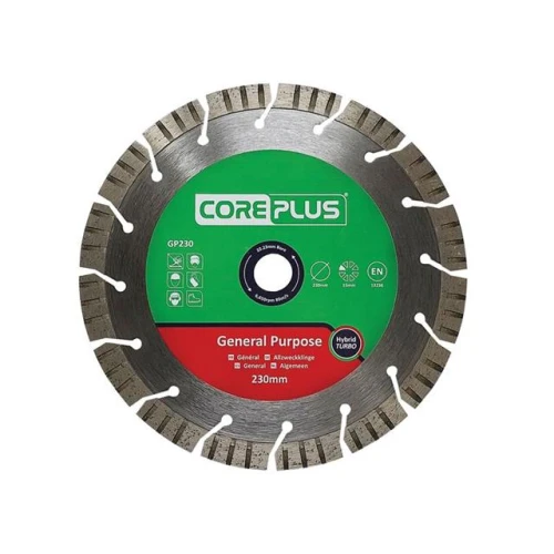 CorePlus GP230 General-Purpose Hybrid Turbo Diamond Blade 230mm