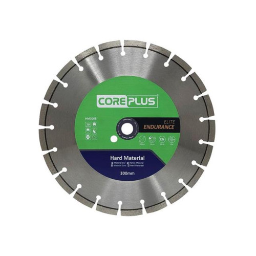 CorePlus HM300E Elite Hard Material Turbo Diamond Blade 300mm