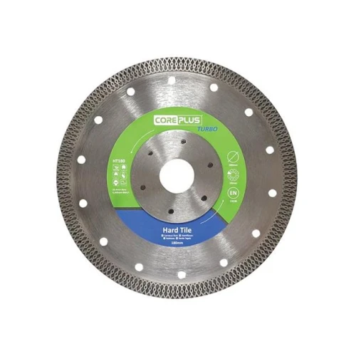 CorePlus HT180 Hard Tile Turbo Diamond Blade 180mm