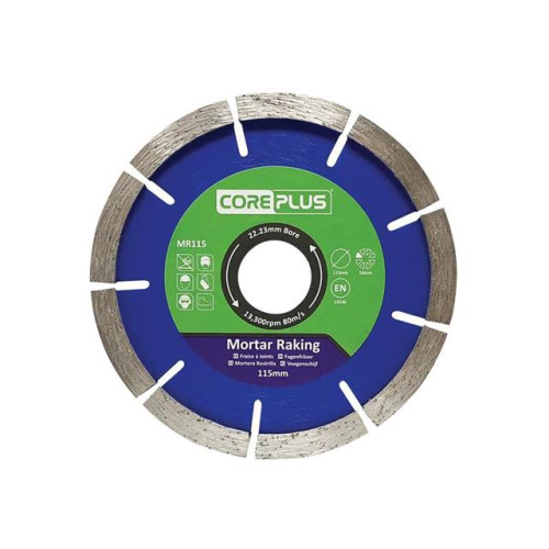 CorePlus MR115 Mortar Raking Diamond Blade 115mm