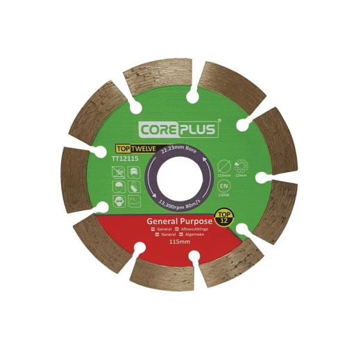 CorePlus Top Twelve General Purpose Diamond Blade 115mm