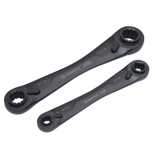 Crescent X6⢠Ratcheting Spanner Set 2 Piece