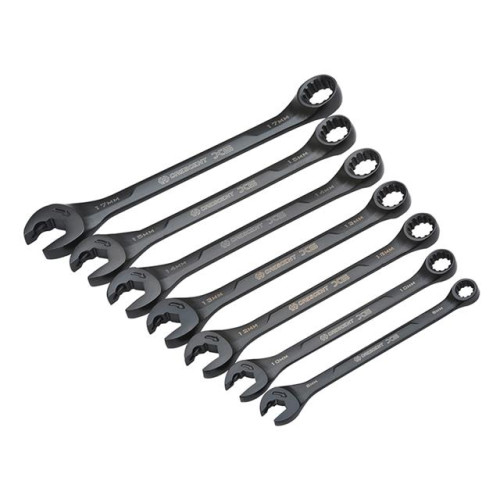 Crescent X6⢠Open End Ratcheting Spanner Set, 7 Piece