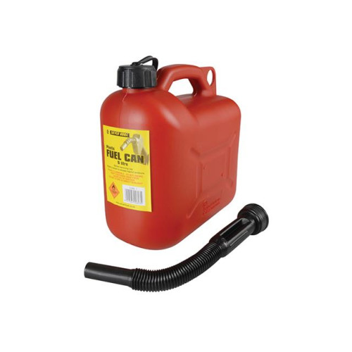 Silverhook Leaded Petrol Can & Spout Red 5 Litre