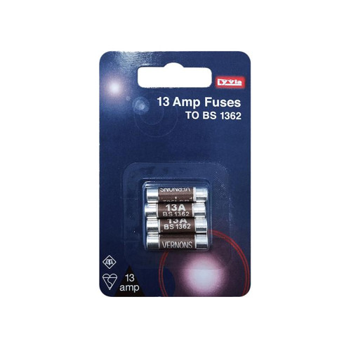 Dencon 13A Fuse (Pack of 4)