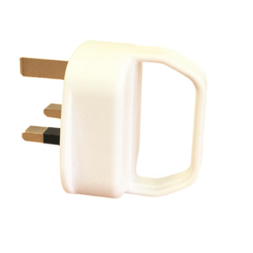 Dencon Easy Pull Plug 13A White