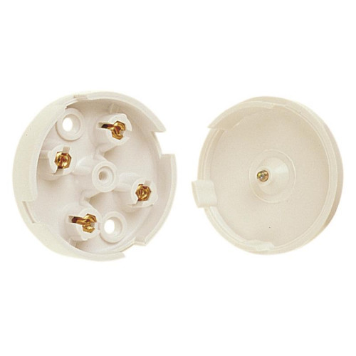 Dencon 4 Terminal Junction Box 5A White