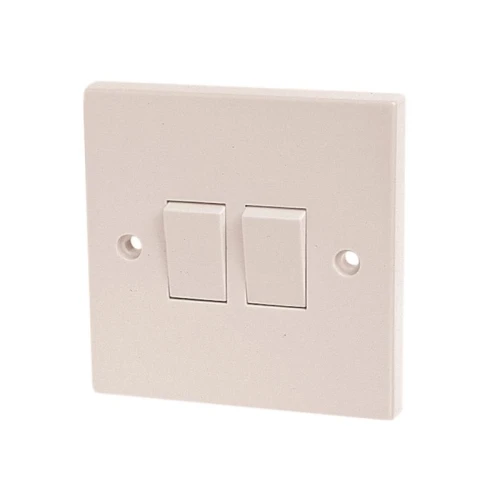Dencon Light Switch 2-Gang 2-Way 10A