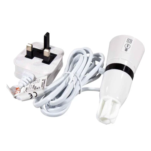 Dencon Bottle B22 Lamp Adaptor with Flex & Plug