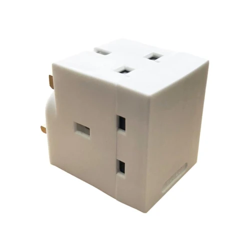 Dencon 3 Way Adaptor 13A Fused