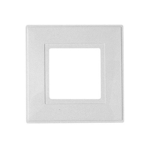 Dencon White Finger Plate 1-Gang (Pack of 2)
