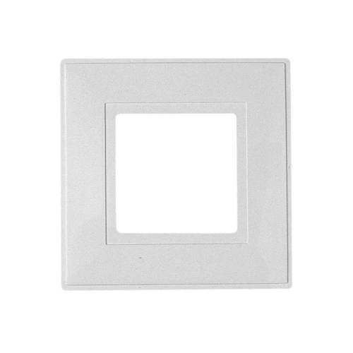 Dencon White Finger Plate 1-Gang (Pack of 2)