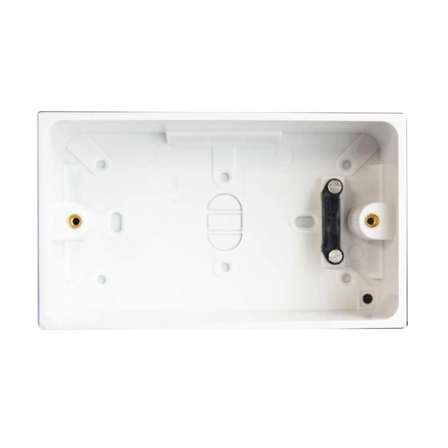 Dencon Pattress Box with Earth 2-Gang 45mm