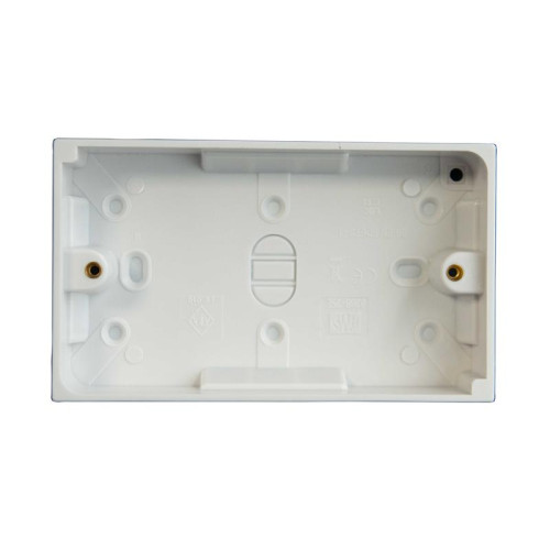 Dencon Pattress Box 2-Gang 25mm