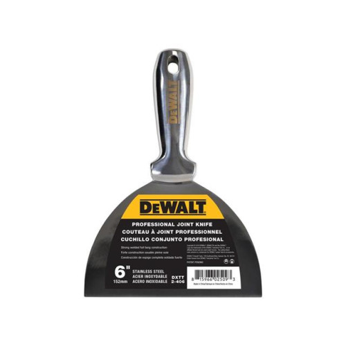 DeWalt Stainless Steel Jointing/Filling Knife 150mm (6in)
