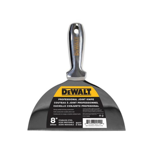 DeWalt Stainless Steel Jointing/Filling Knife 200mm (8in)