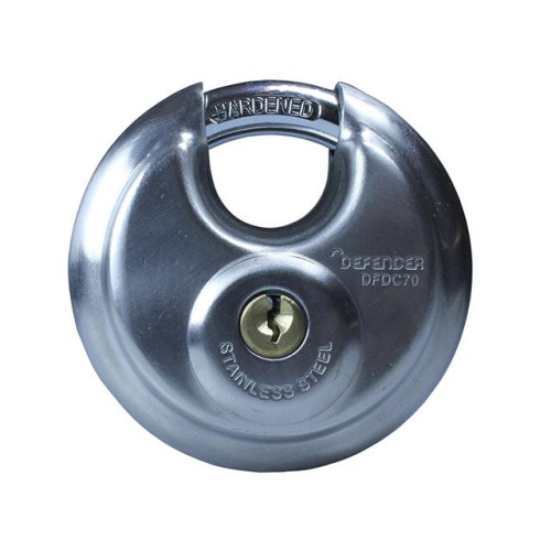 Defender Discus Padlock 70mm Keyed Alike