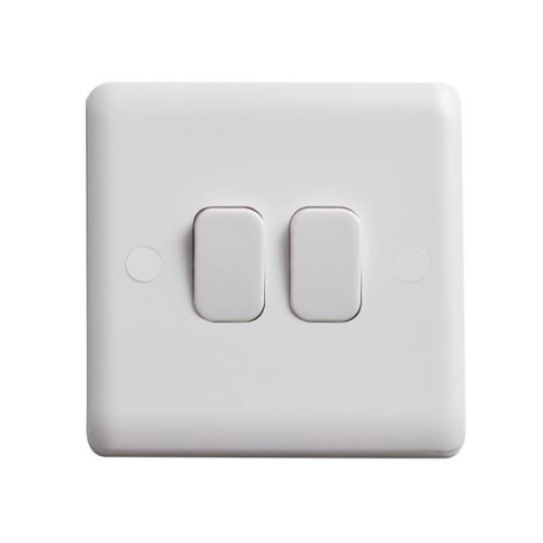 Deta Light Switch 2-Gang 2-Way