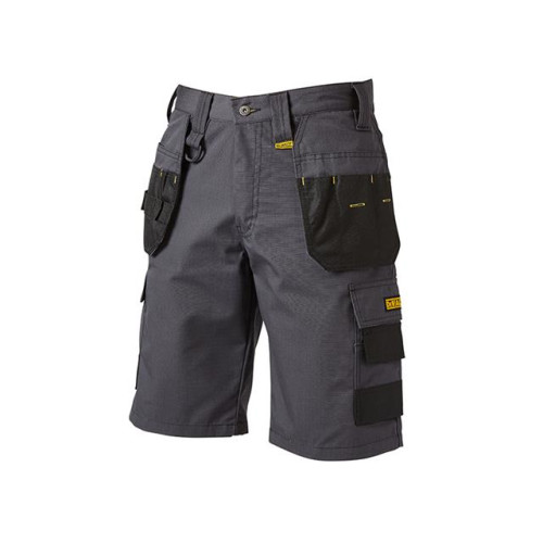Dewalt Cheverley Lightweight Grey Polycotton Shorts Waist 42in
