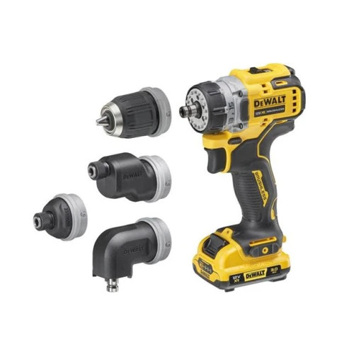 Dewalt DCD703L2T XR BL Multi-head Drill Driver 12V 2 x 3.0Ah Li-ion