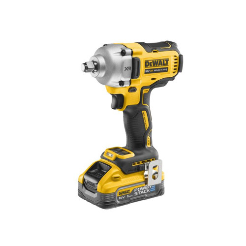 Dewalt DCF891H2T XR BL 1/2in HR Anvil Impact Wrench 18V 2 x 5.0Ah POWERSTACKâ„¢ Li-ion