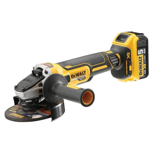 Dewalt DCG405P2 XR Brushless Grinder 125mm 18V 2 x 5.0Ah Li-ion