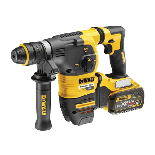 Dewalt DCH334X2 Brushless Q/C Chuck SDS-Plus Hammer 54 Volt 2 x 9.0/3.0Ah Li-Ion