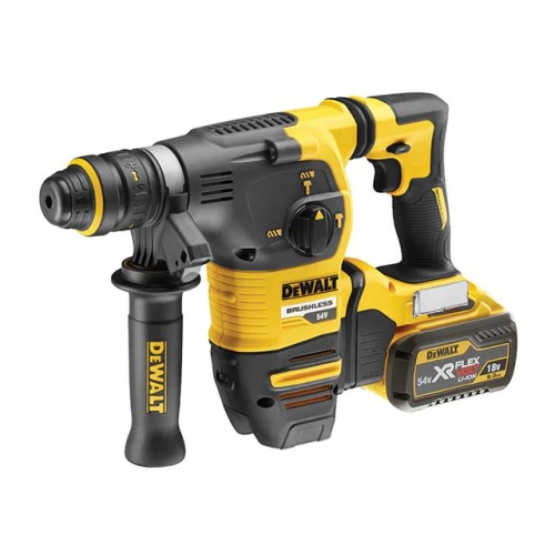 Dewalt DCH334X2 Brushless Q/C Chuck SDS-Plus Hammer 54 Volt 2 x 9.0/3.0Ah Li-Ion