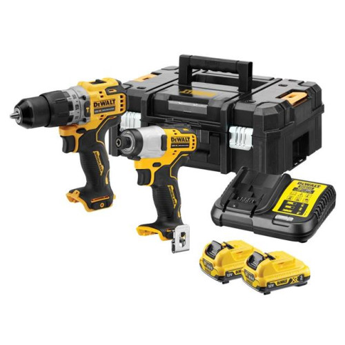 Dewalt DCK2111L2T XR Brushless Sub-Compact Twin Pack 12V 2 x 3.0Ah Li-ion