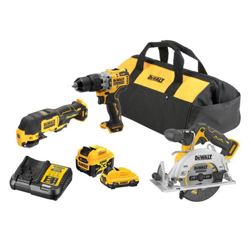 Dewalt DCK318PD XR Brushless Kit 12V 1 x 2.0Ah & 1 x 5.0Ah Li-ion