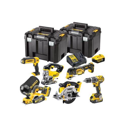 Dewalt DCK665P3T XR Compact 6 Piece Wood Working Kit 18 Volt 3 x 5.0Ah Li-Ion